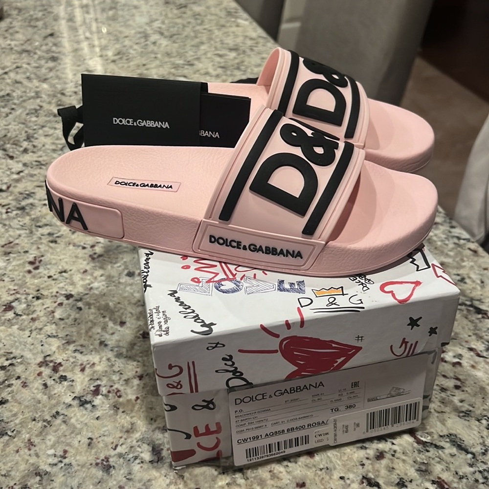 Dolce and  Gabbana Slides
